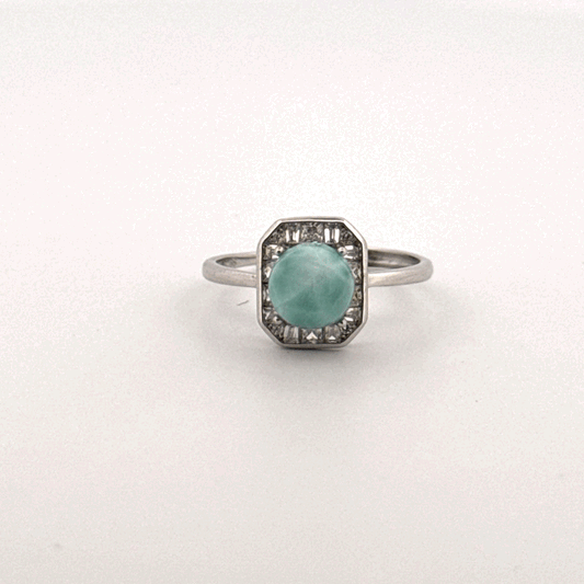 Larimar S925 Adjustable Ring