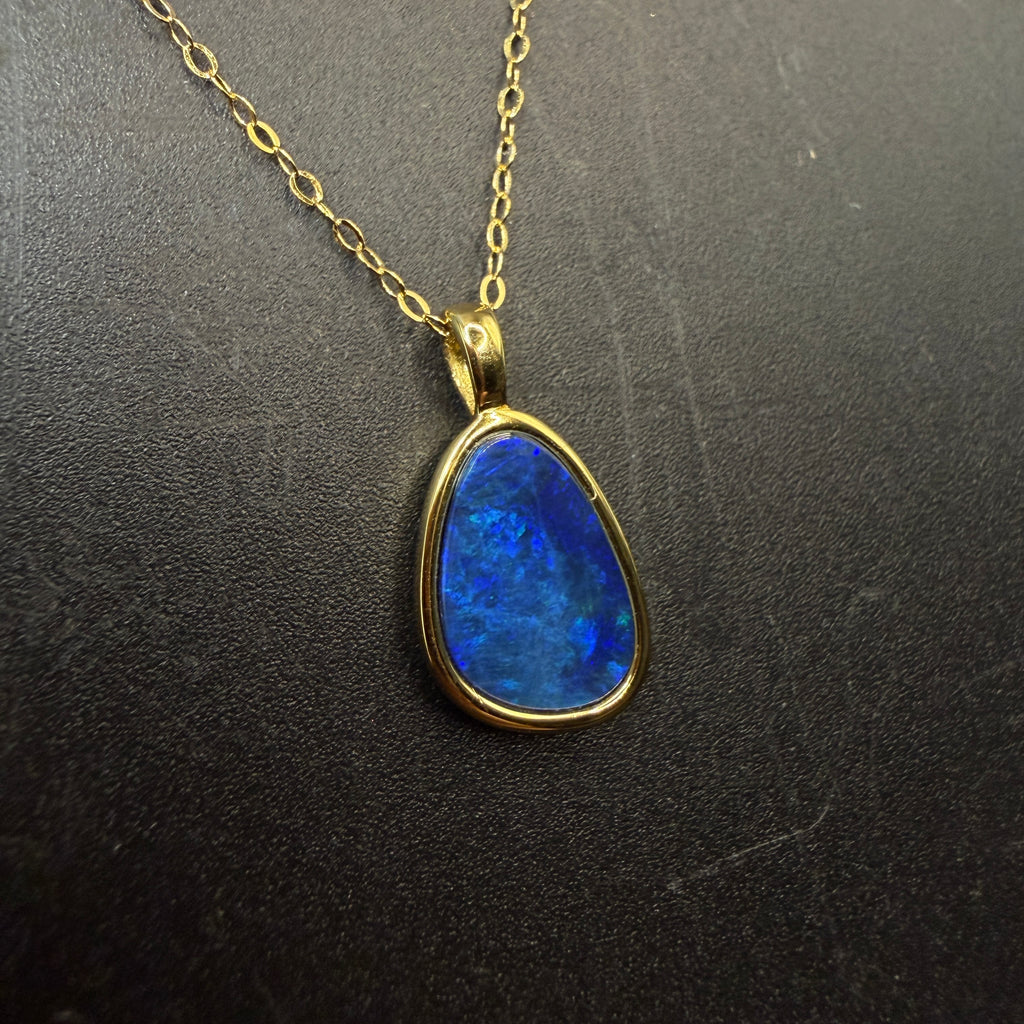 Australian Boulder Opal S925 Necklace