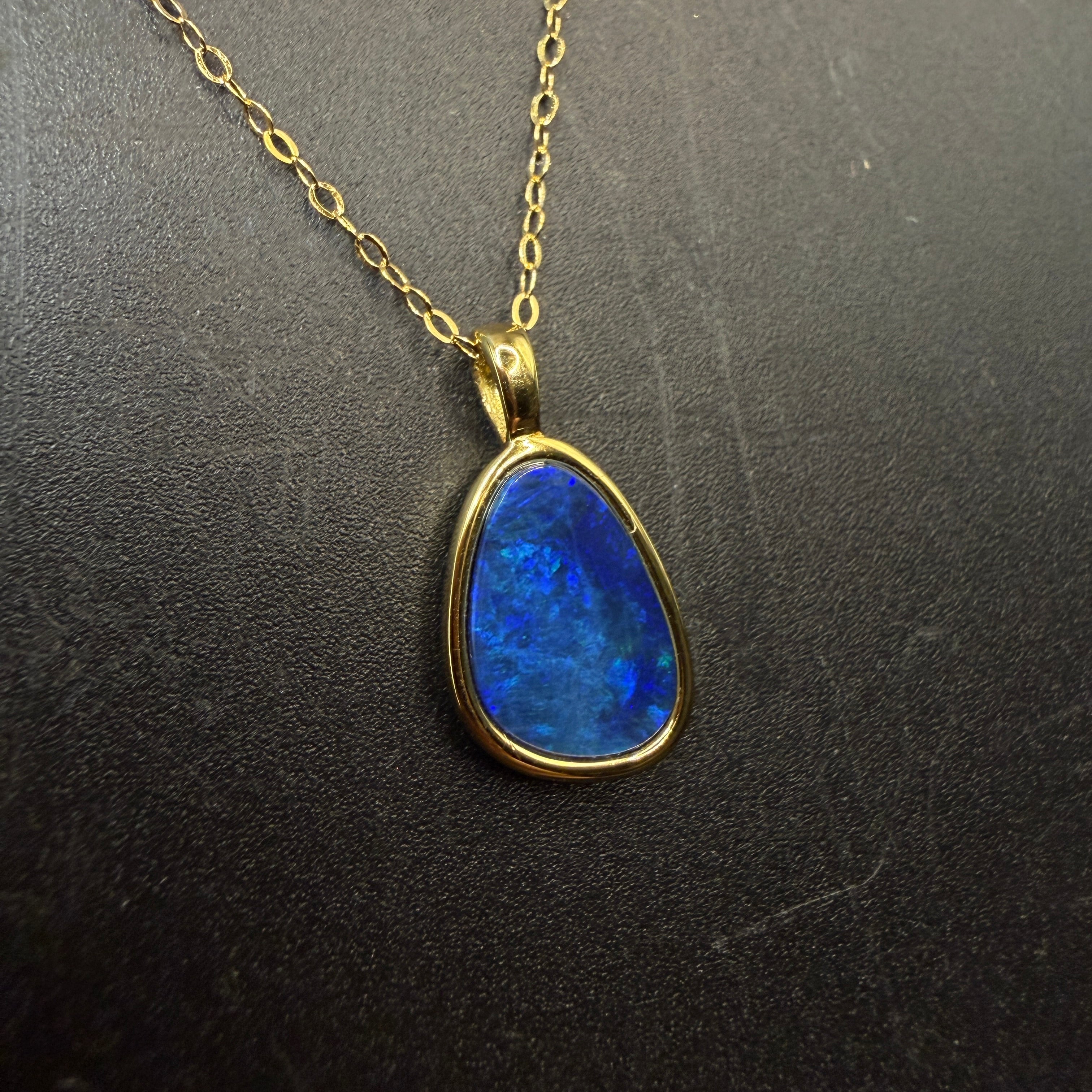 Australian Boulder Opal S925 Necklace