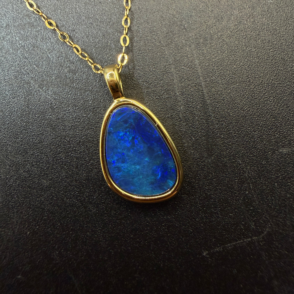 Australian Boulder Opal S925 Necklace