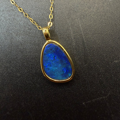 Australian Boulder Opal S925 Necklace
