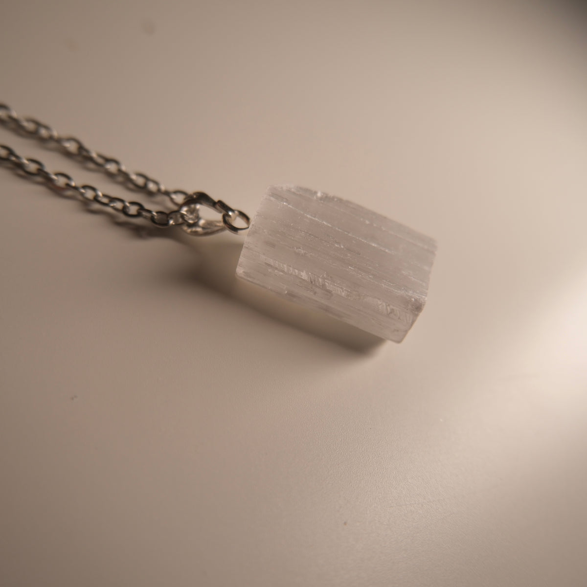 Selenite Necklace