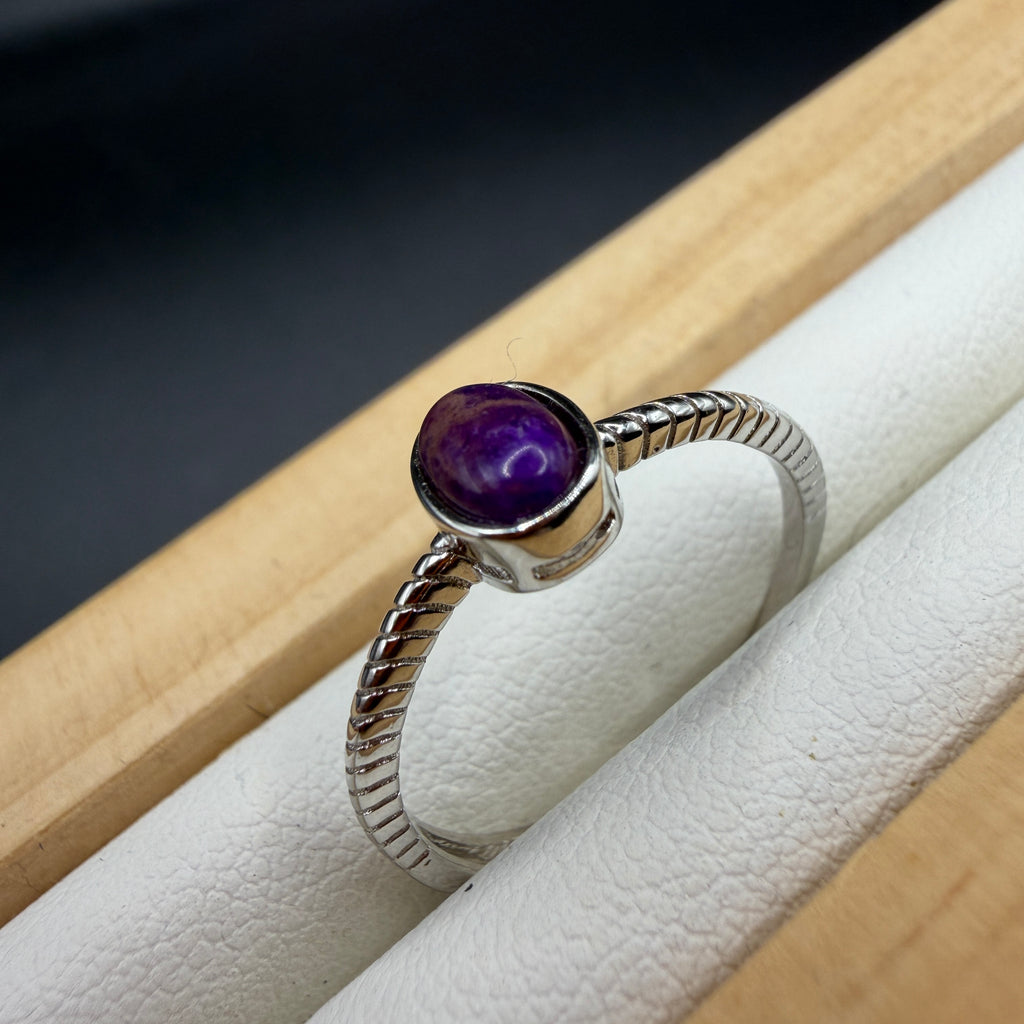 Sugilite S925 Adjustable Ring