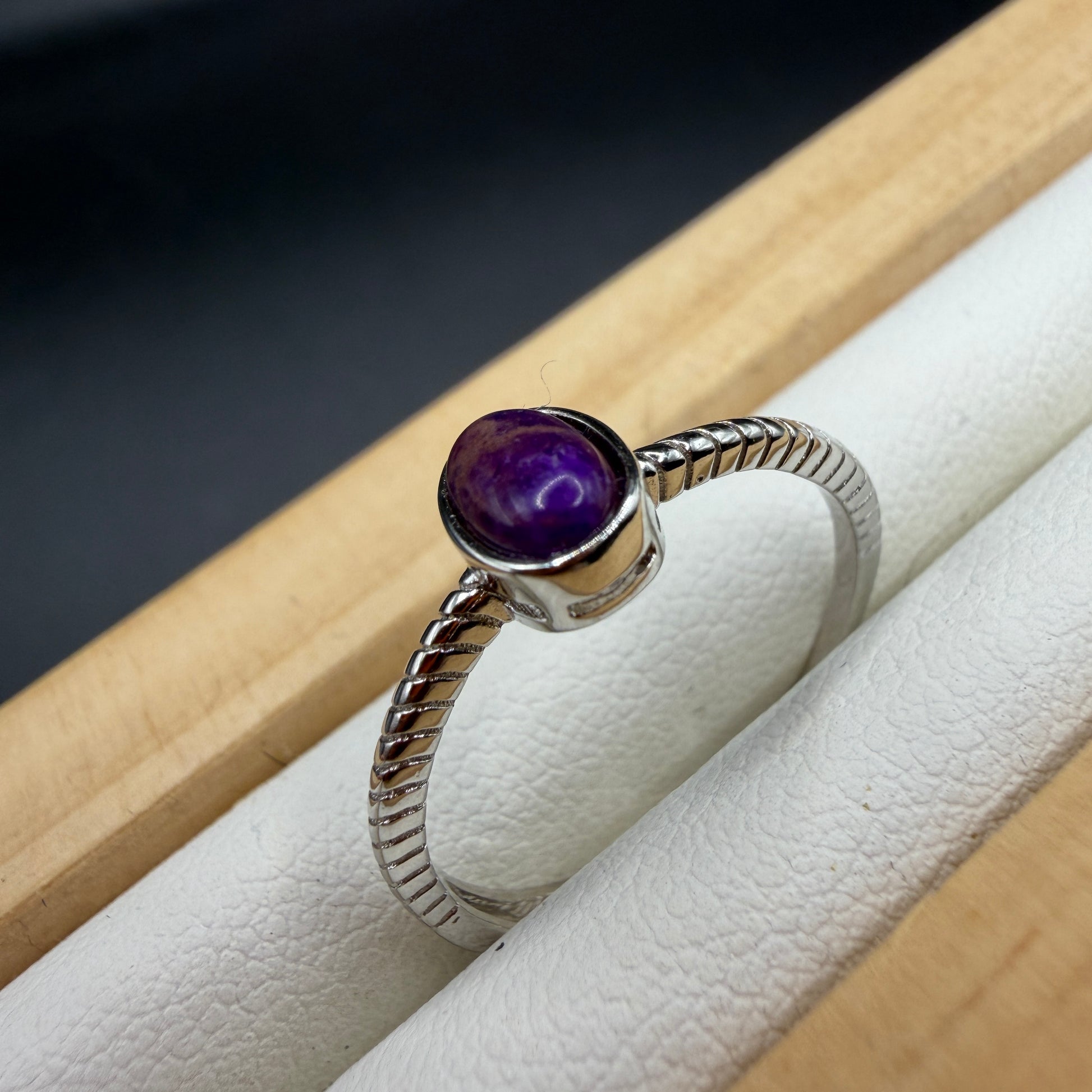Sugilite S925 Adjustable Ring