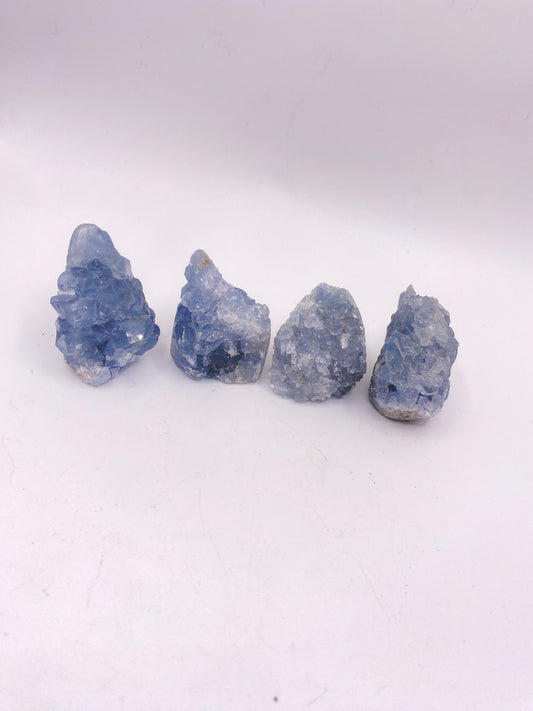 Small Celestite Cluster Standing Eggs