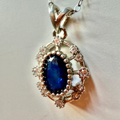Sapphire S925 Necklace