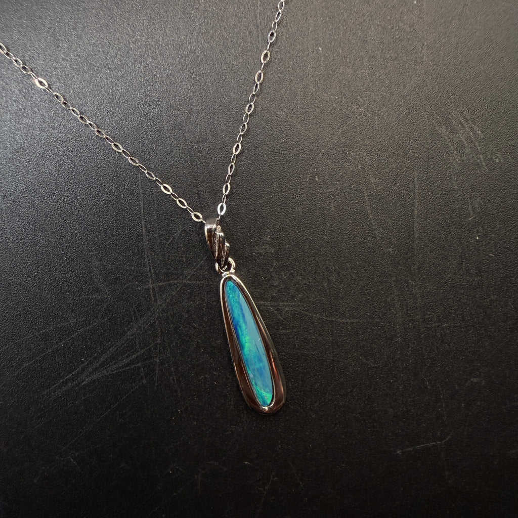 Australian Boulder Opal S925 Necklace