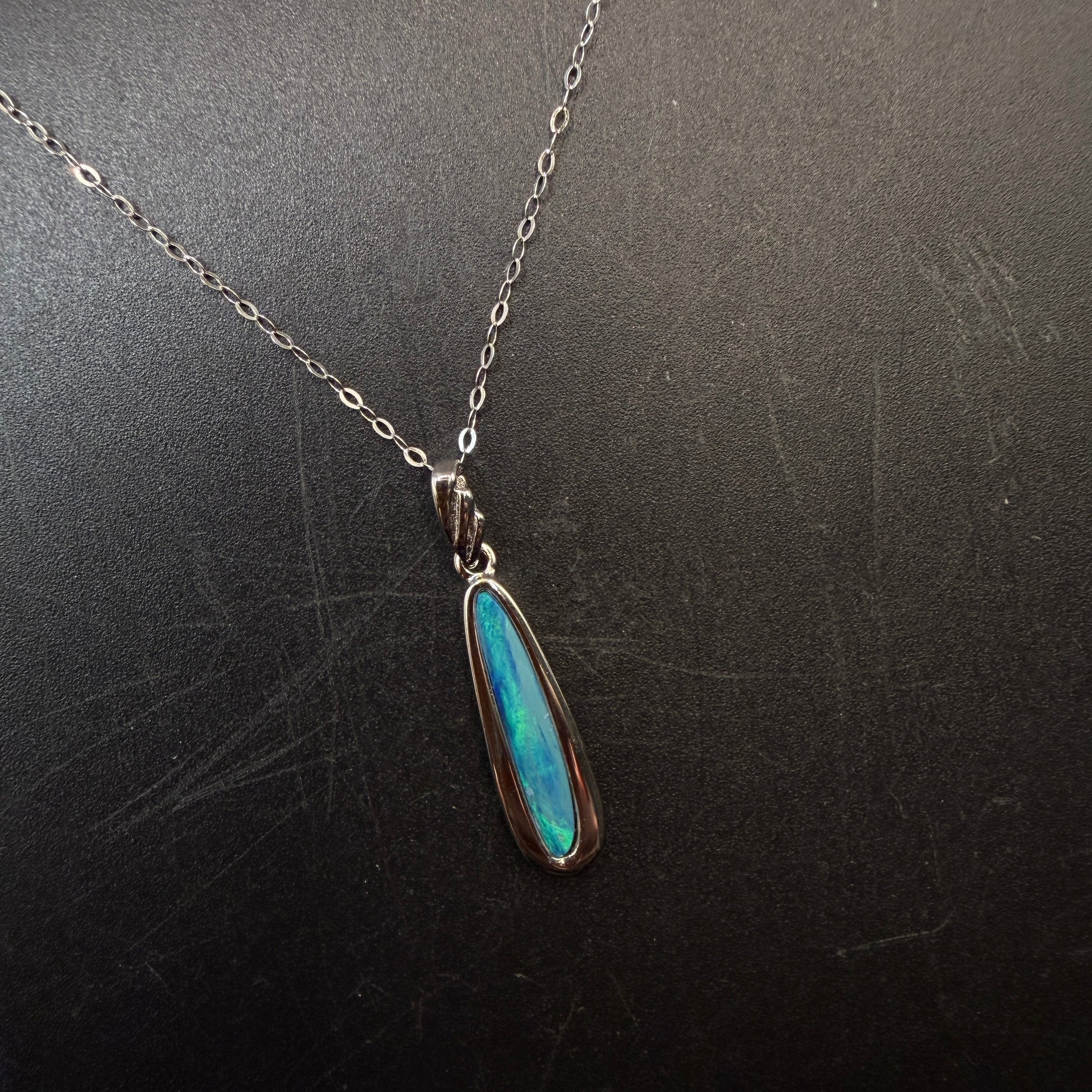 Australian Boulder Opal S925 Necklace