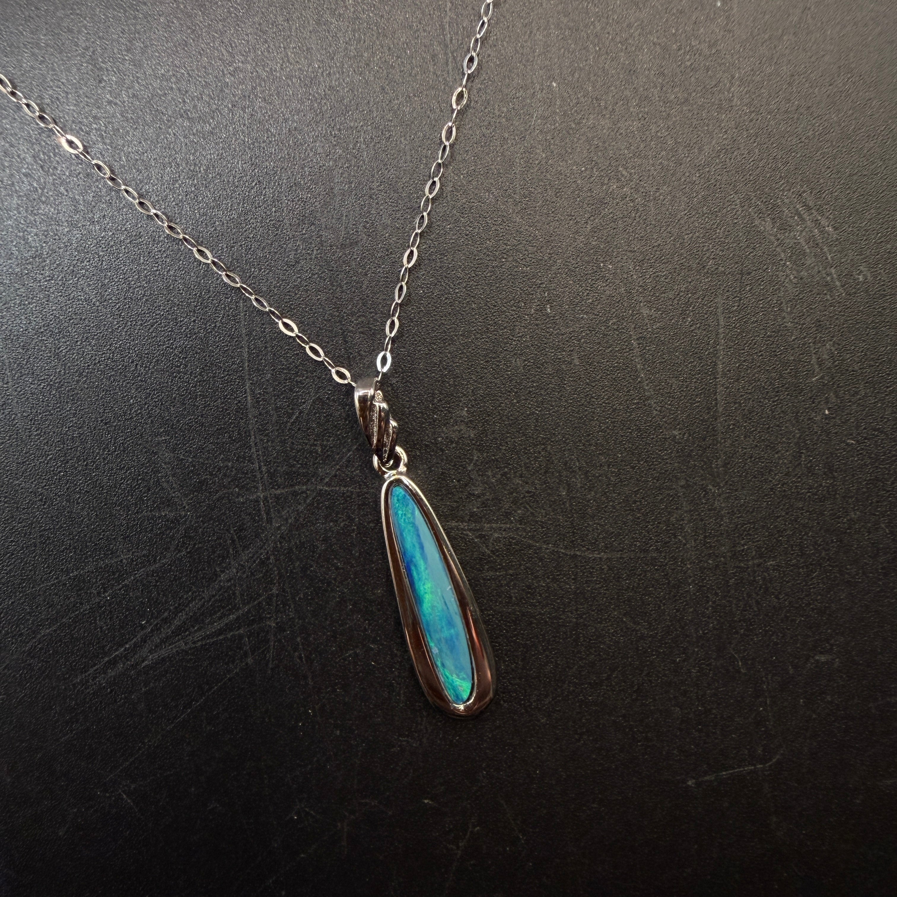 Australian Boulder Opal S925 Necklace