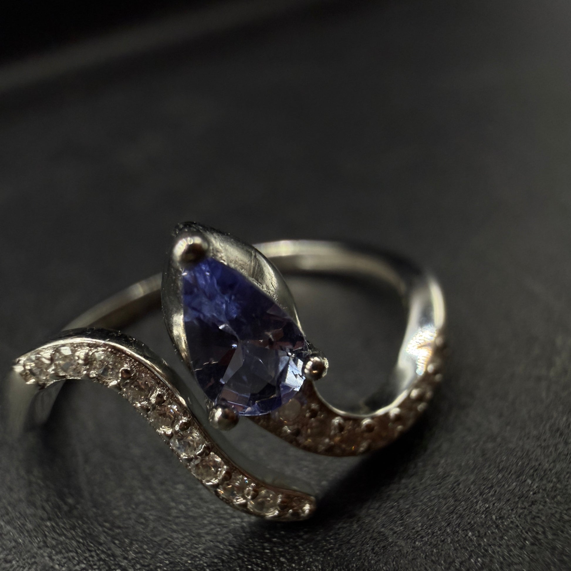 Tanzanite Snake S925 Adjustable Ring