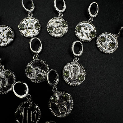 Certified Star Sign Moldavite S925 Necklace