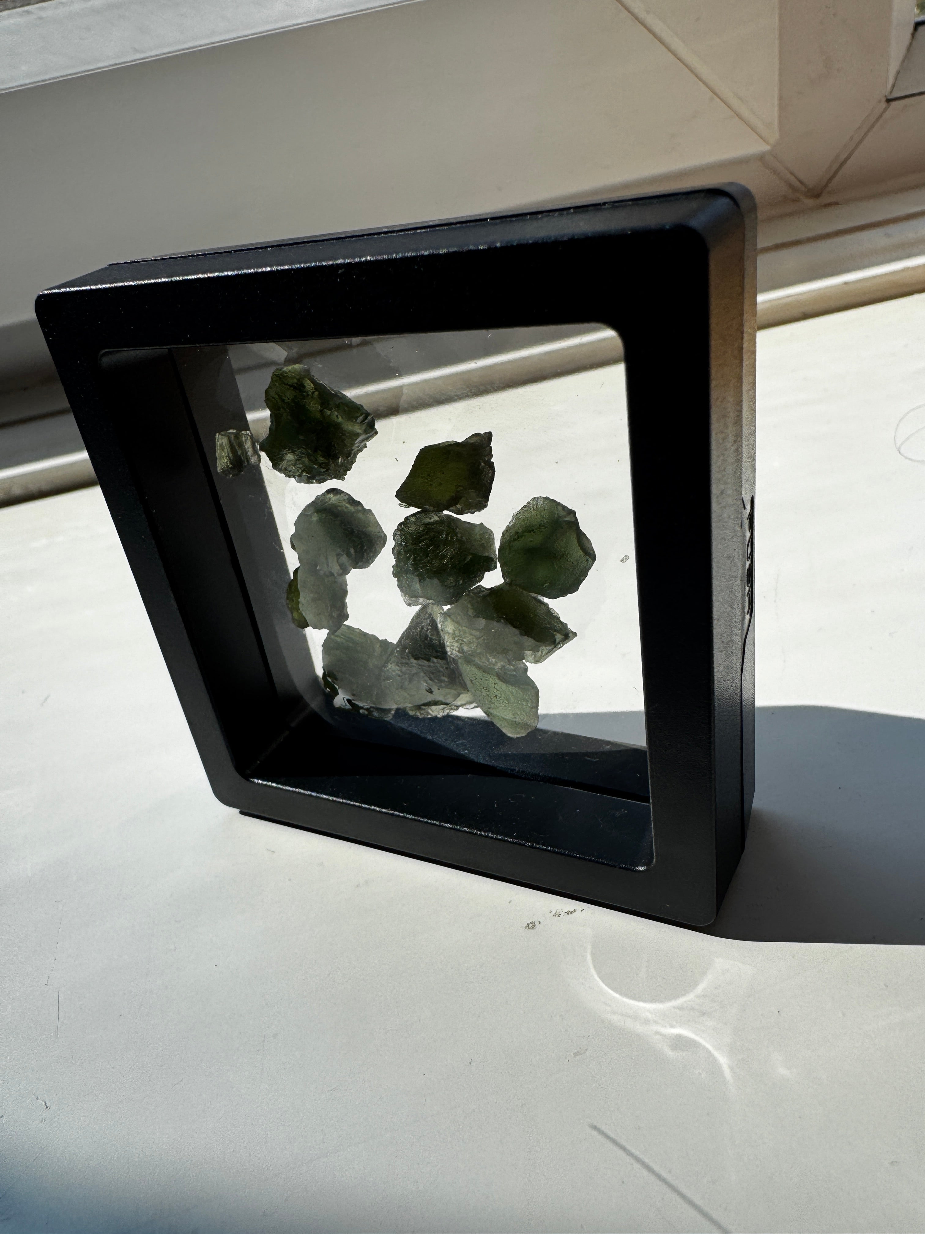 Wire Wrapped 925 Raw Moldavite