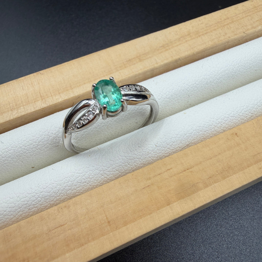 Emerald S925 Certified Ring