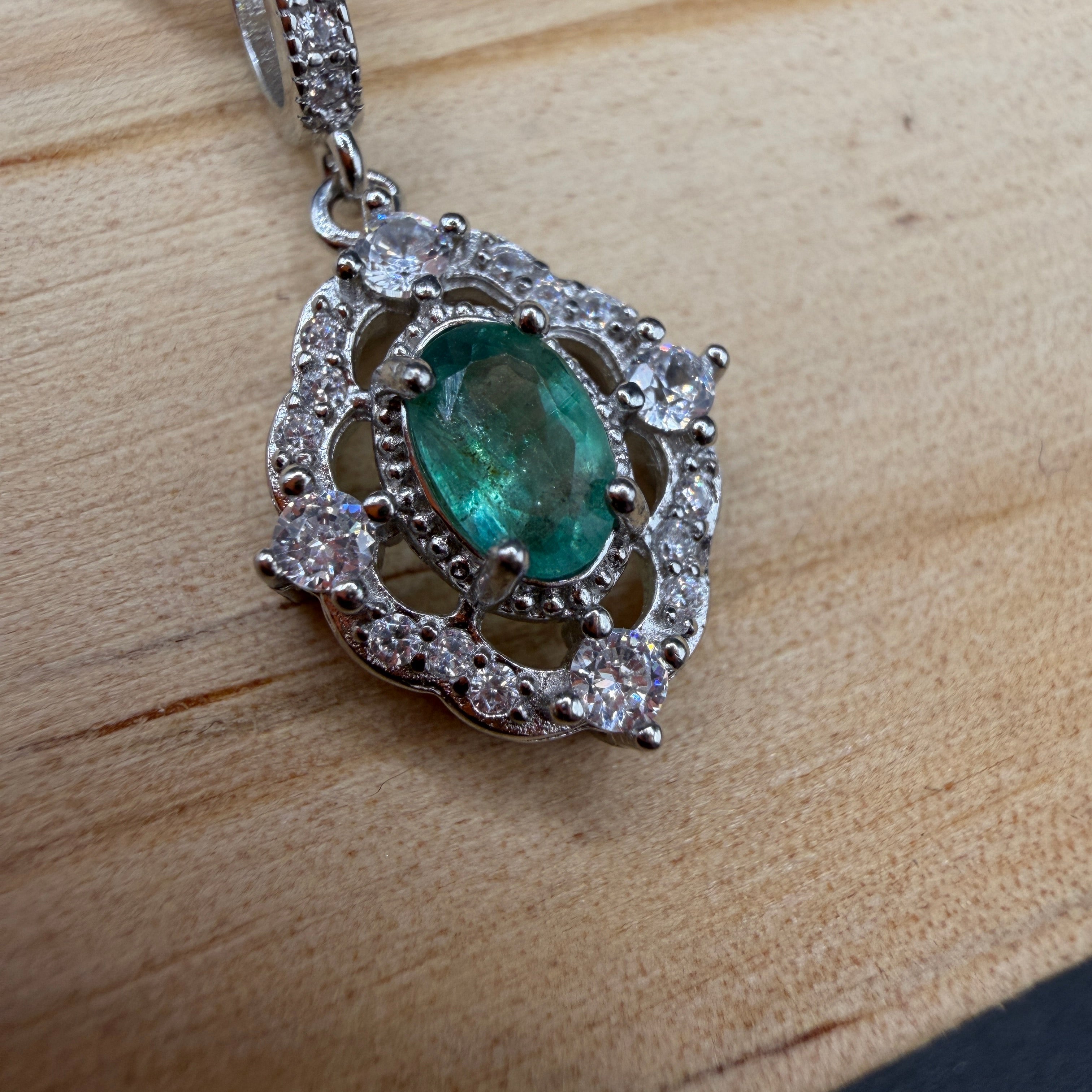 Emerald S925 Necklace
