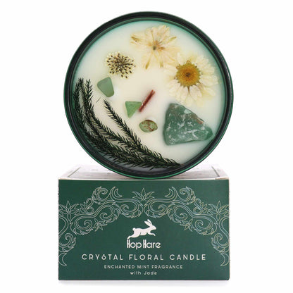 The Magician Tarot Crystal Magic Flower Candle