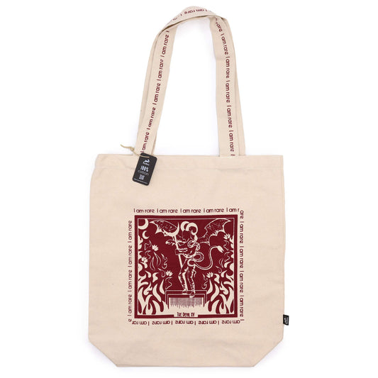 "I am Rare" The Devil Tarot Tote Bag