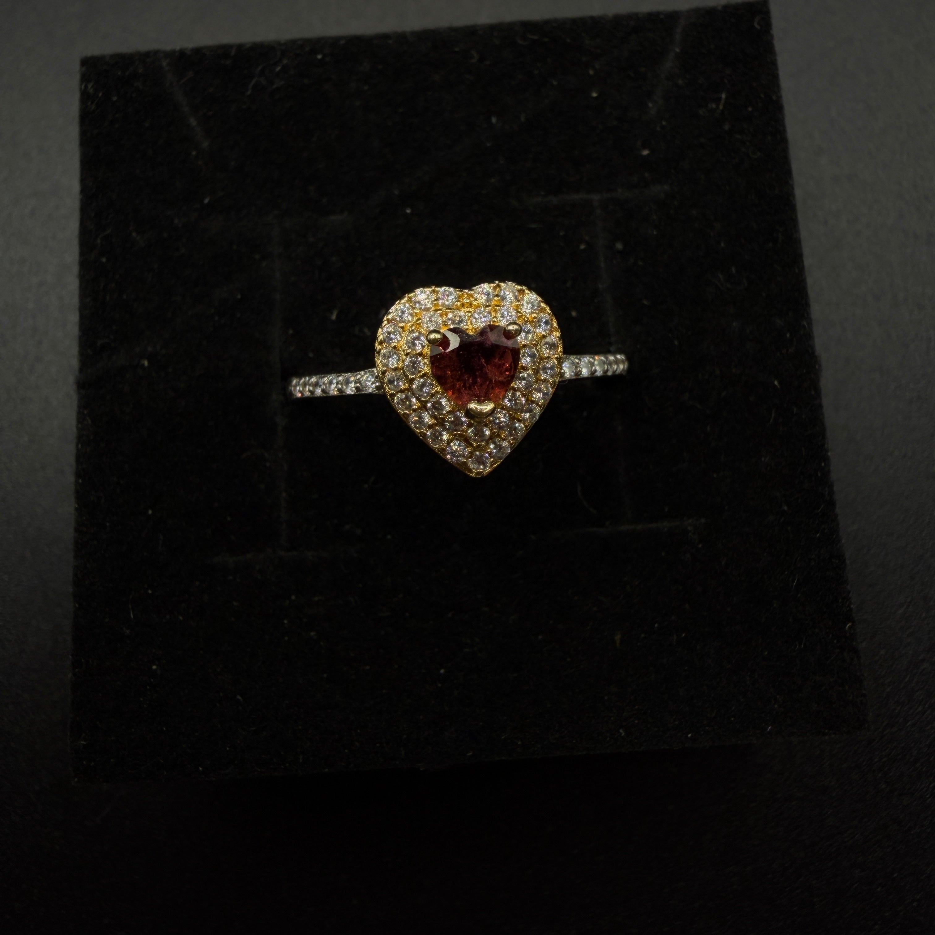 Garnet S925 Adjustable Ring
