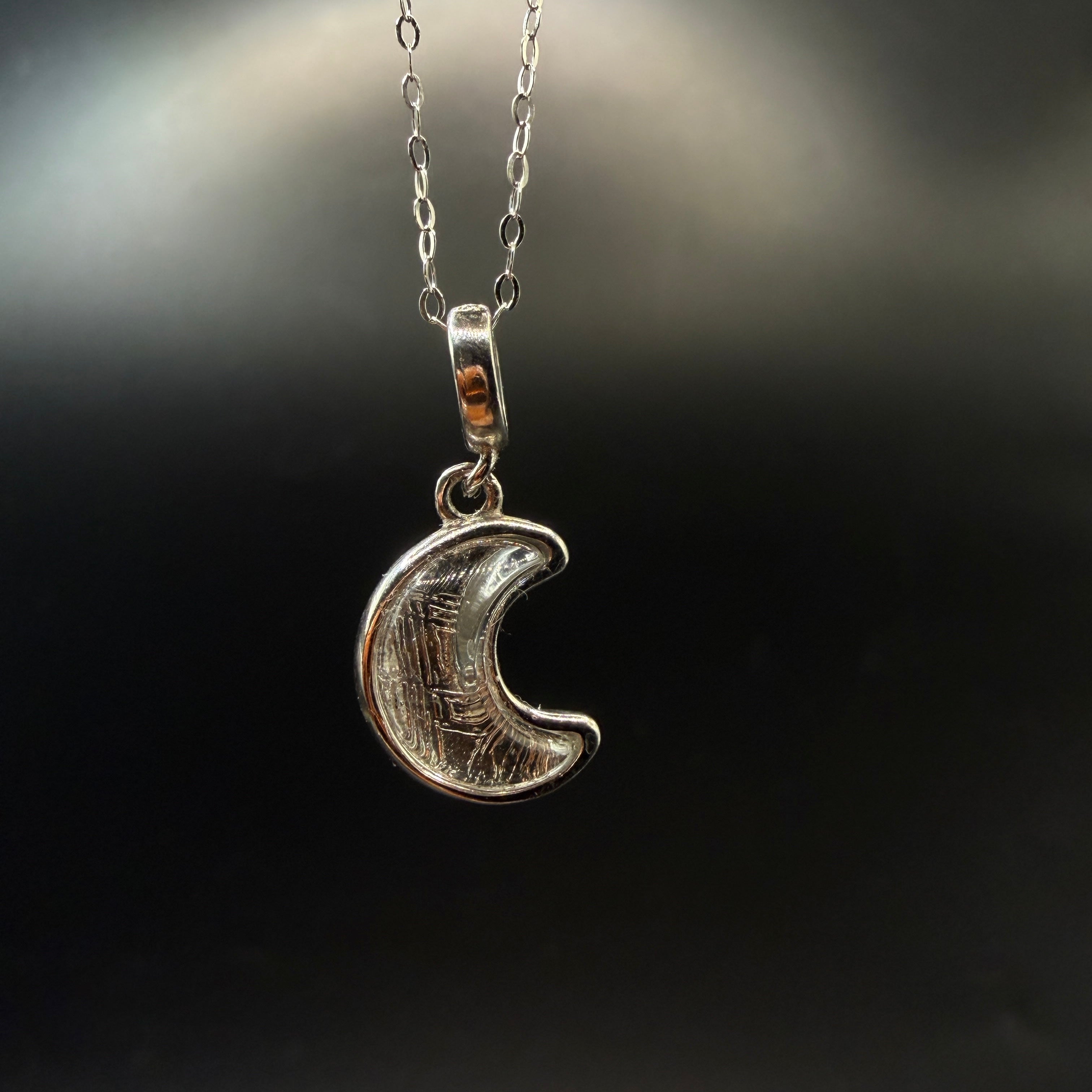 Moon Muonionalusta Tektite S925 Necklace