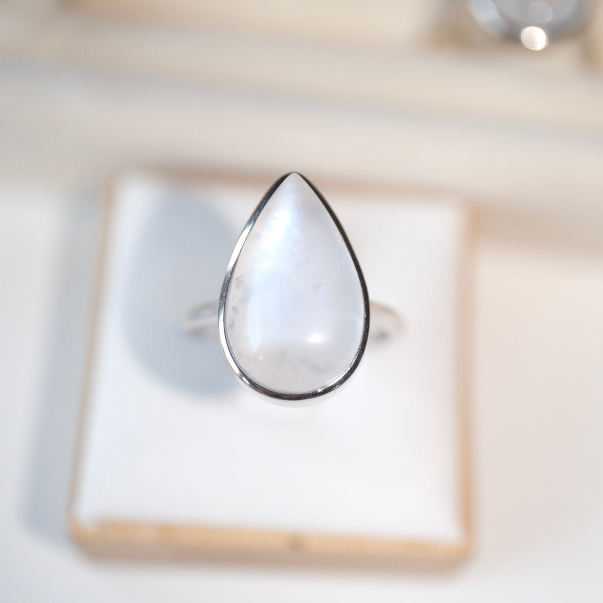Moonstone S925 Adjustable Ring | Intuition | Feminine | Healing