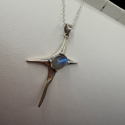 Labradorite Star S925 Necklace