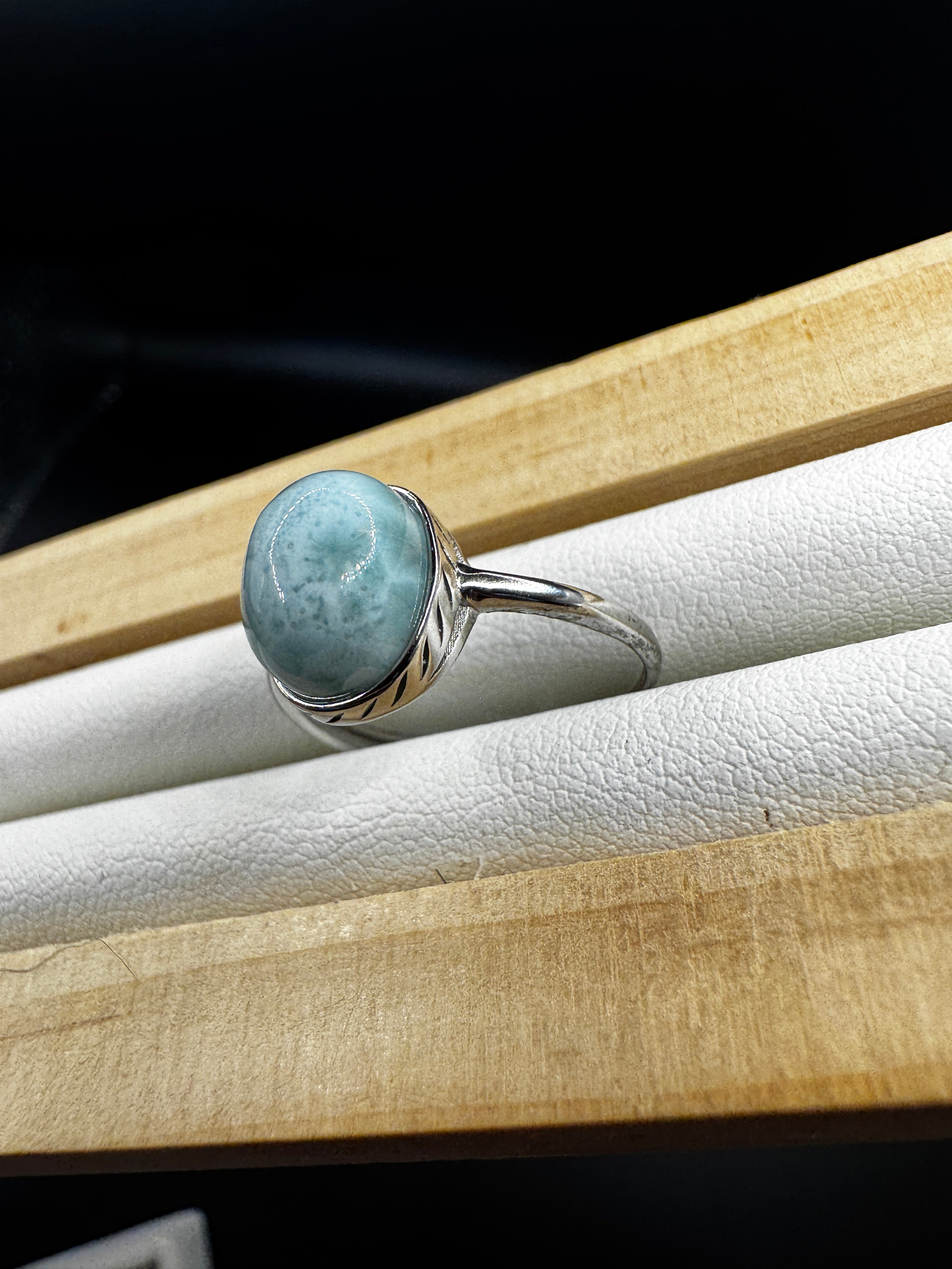 Larimar S925 Adjustable Ring