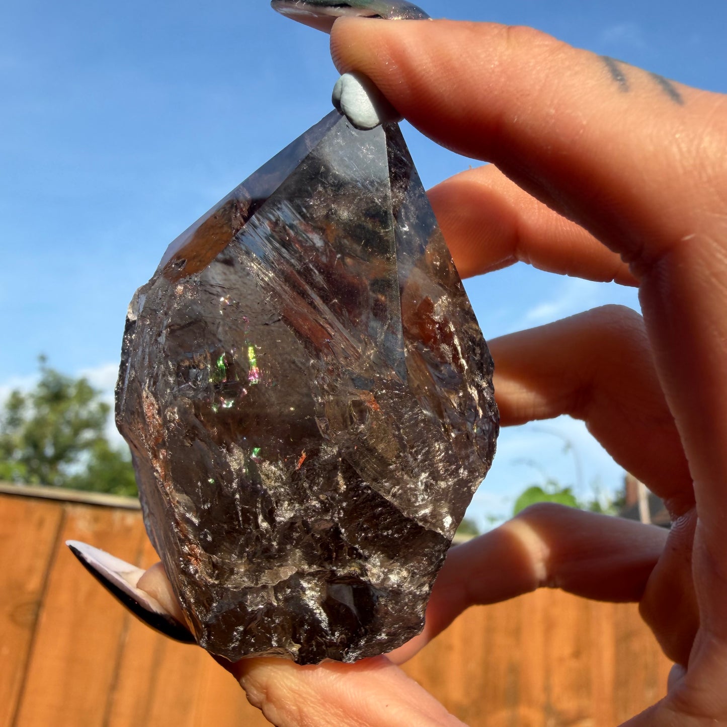 Smokey Quartz Cut Base Points