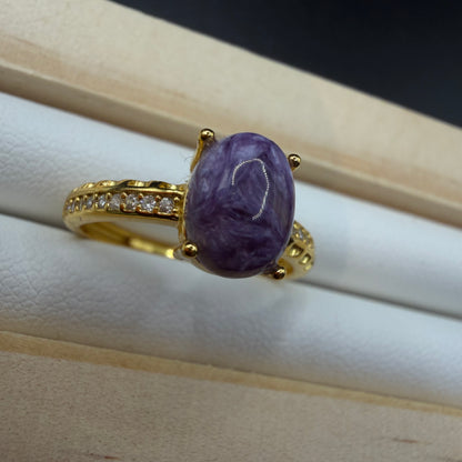 Chaorite S925 Adjustable Ring