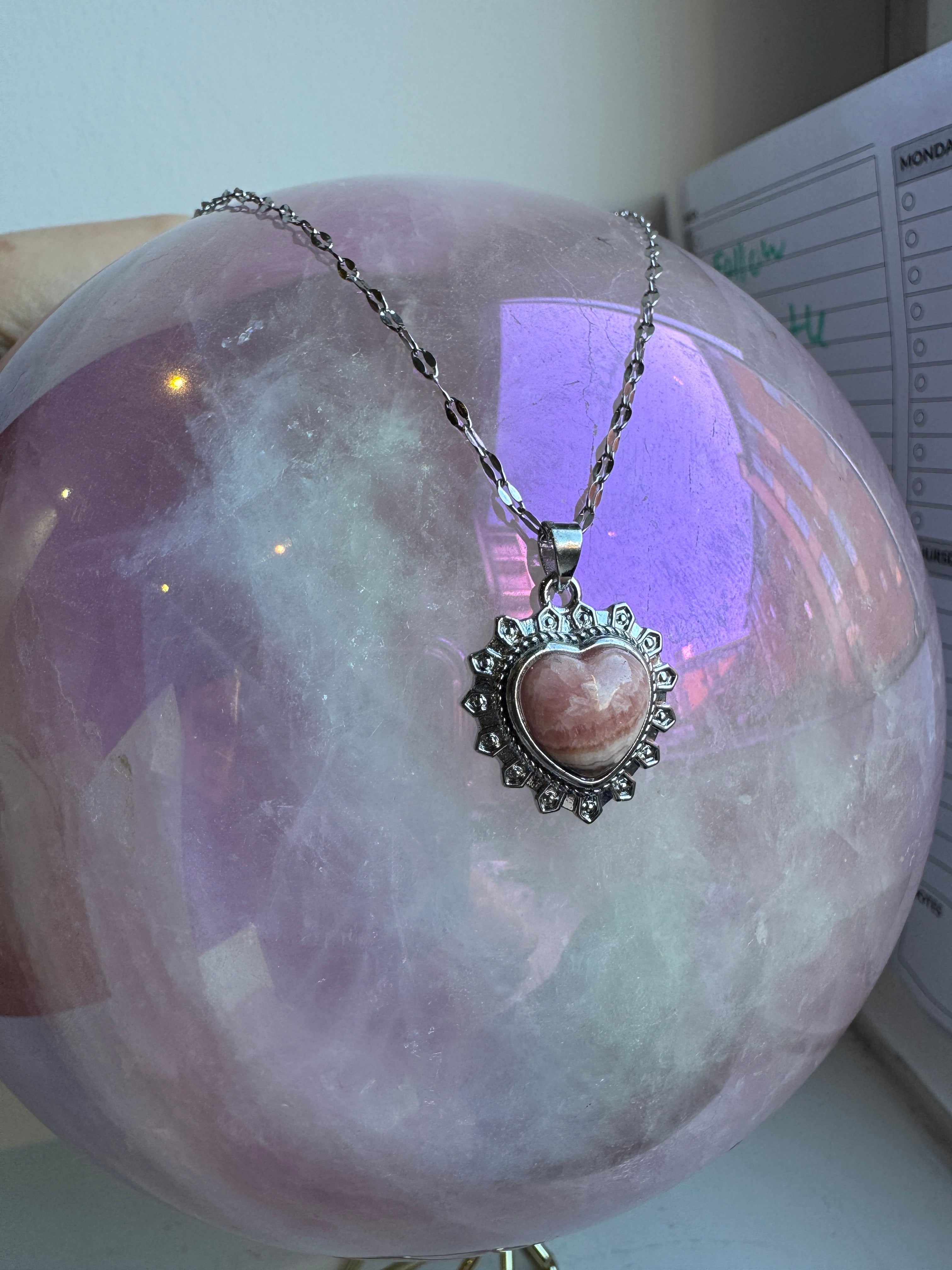 Rhodochrosite Necklace