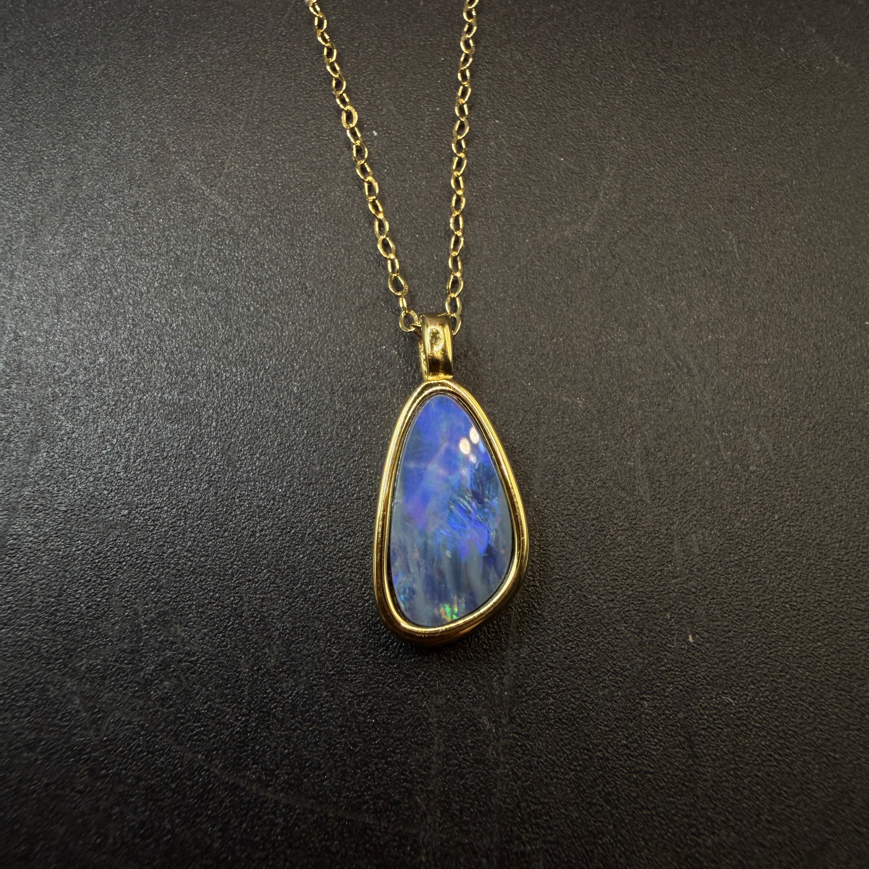 Australian Boulder Opal S925 Necklace