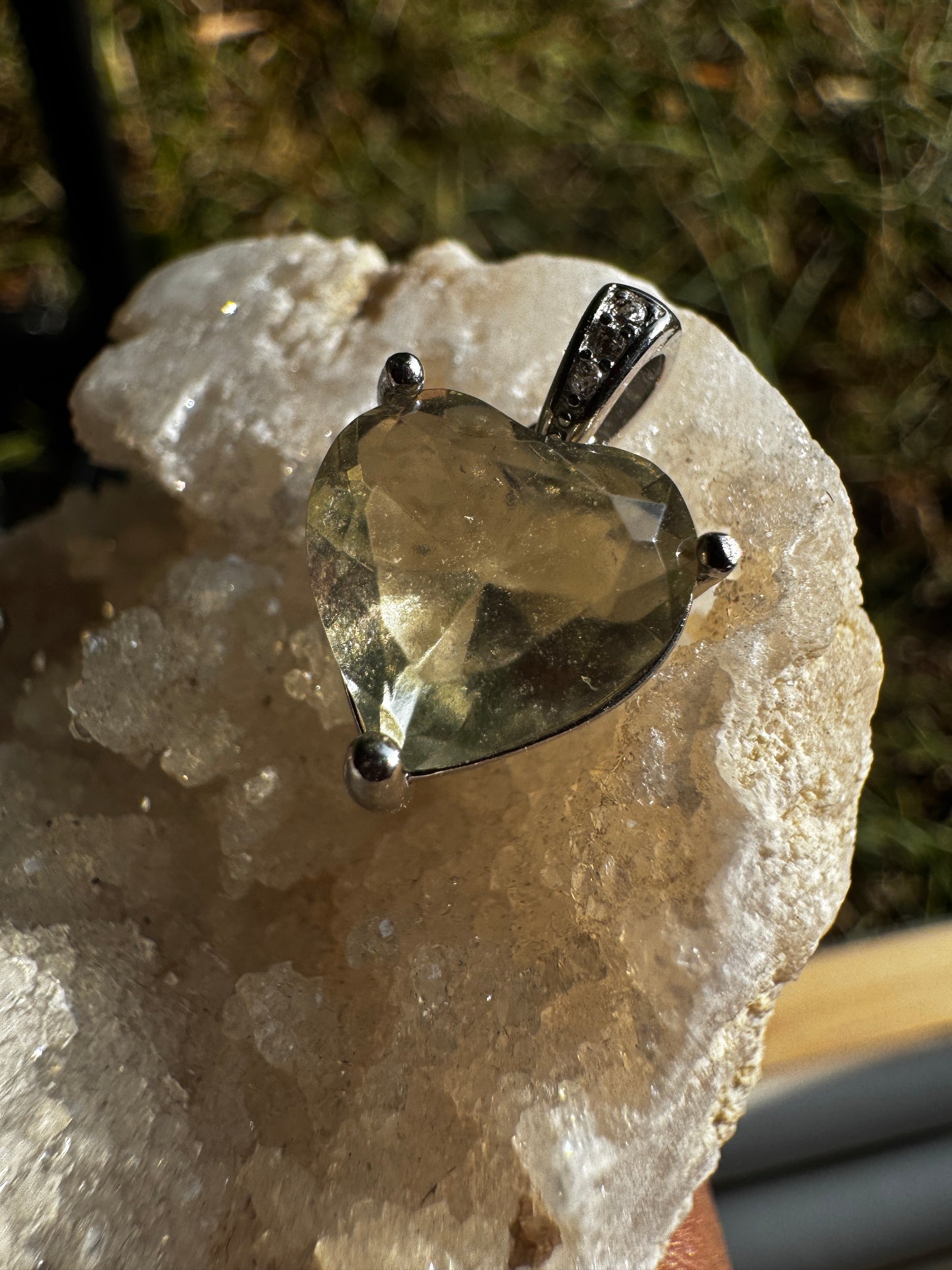 Libyan Desert Glass S925 Necklace