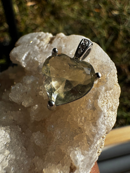 Libyan Desert Glass S925 Necklace