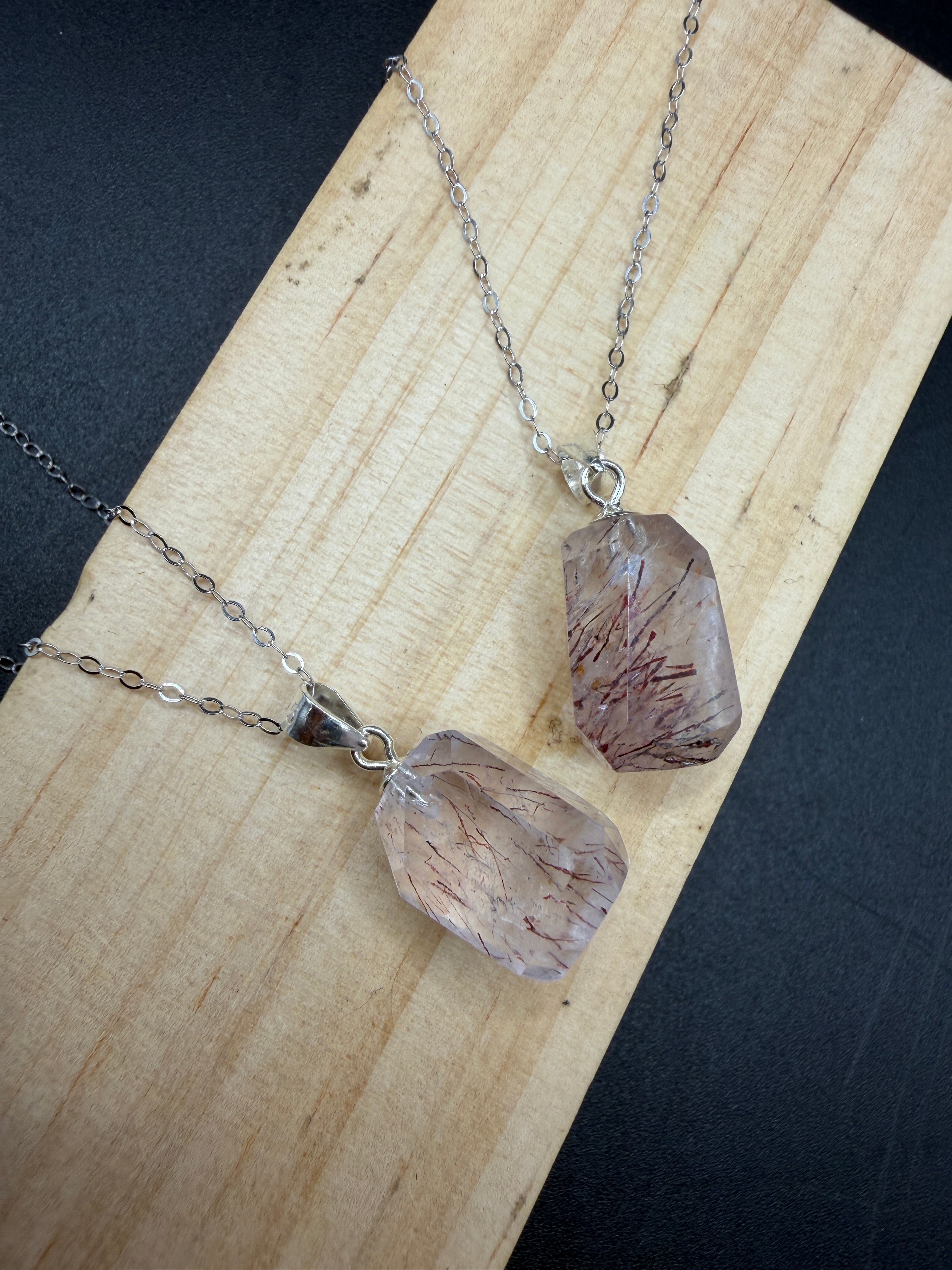 Rutilated Quartz S925 Necklace