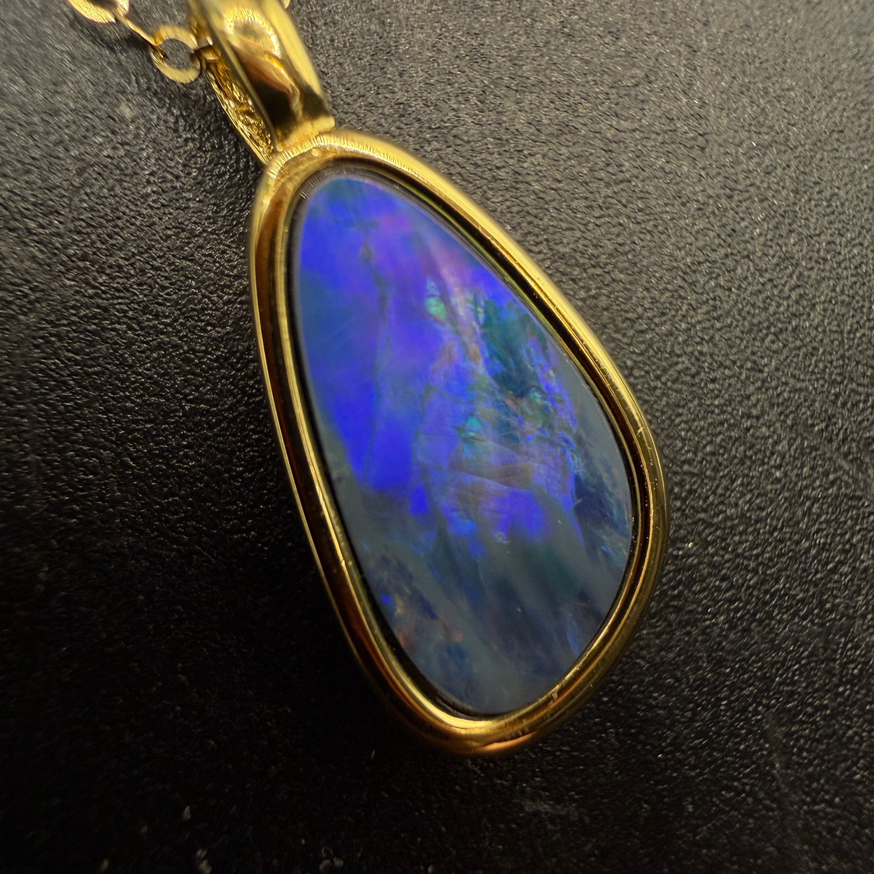 Australian Boulder Opal S925 Necklace