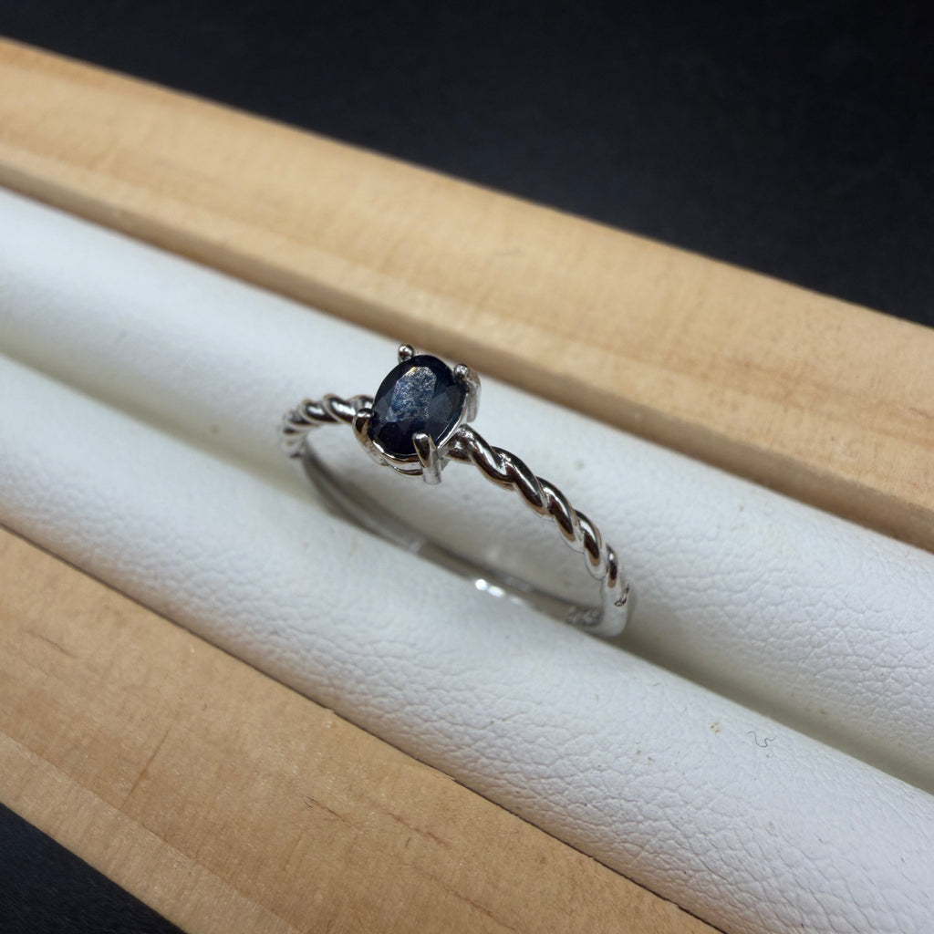 Sapphire S925 Adjustable Ring
