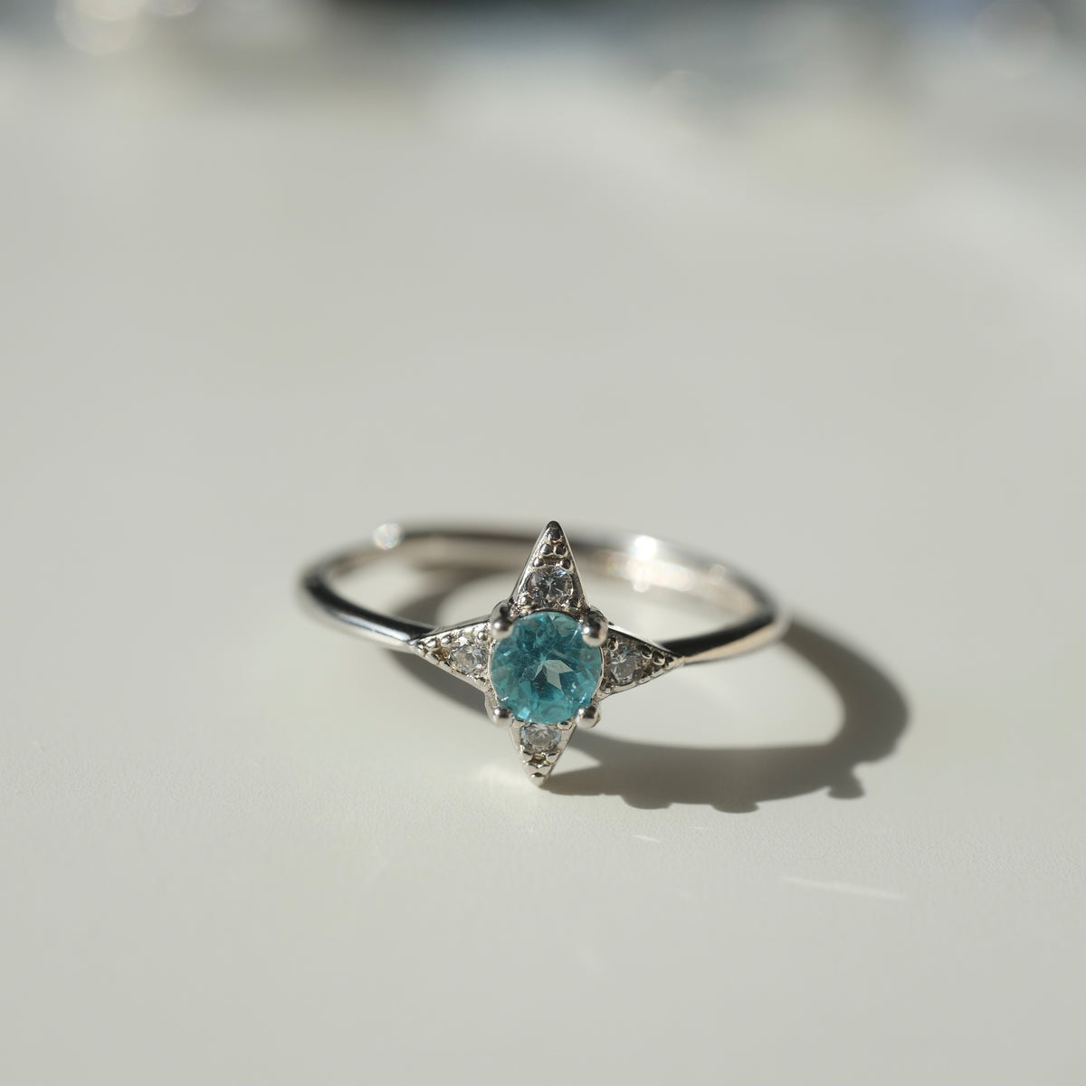 Apatite S925 High Grade Adjustable Ring • Confidence • Expression • Peace