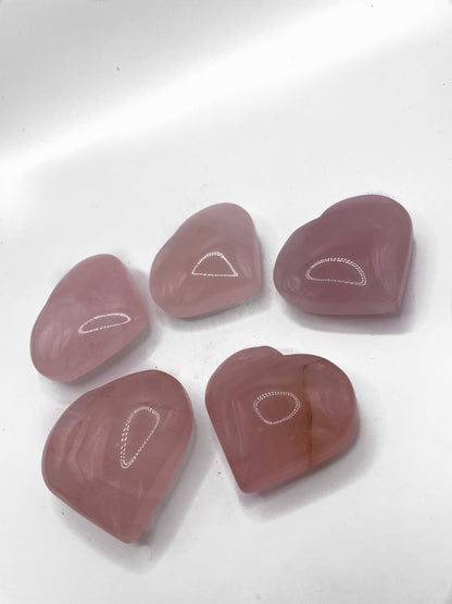 Rose Quartz Hearts