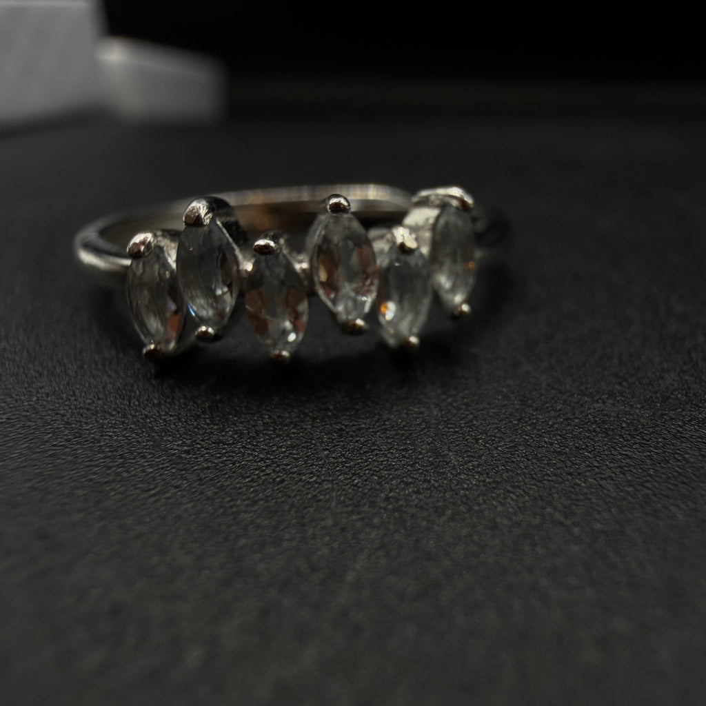 Aquamarine S925 Adjustable Ring