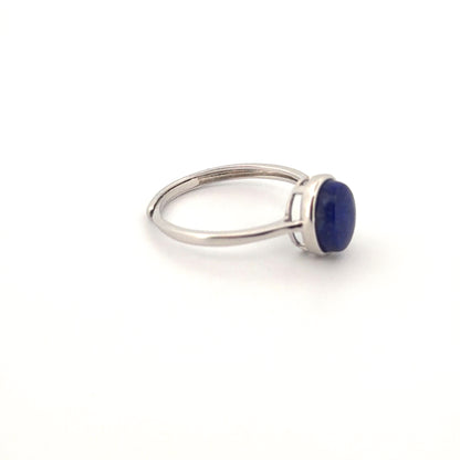 Lapis Lazuli S925 Adjustable Ring
