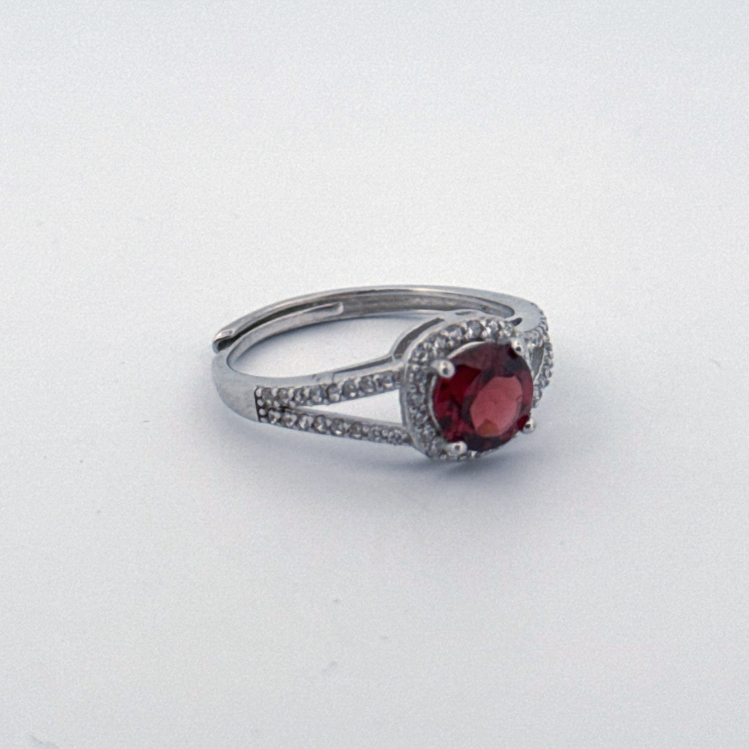 Garnet S925 Ring