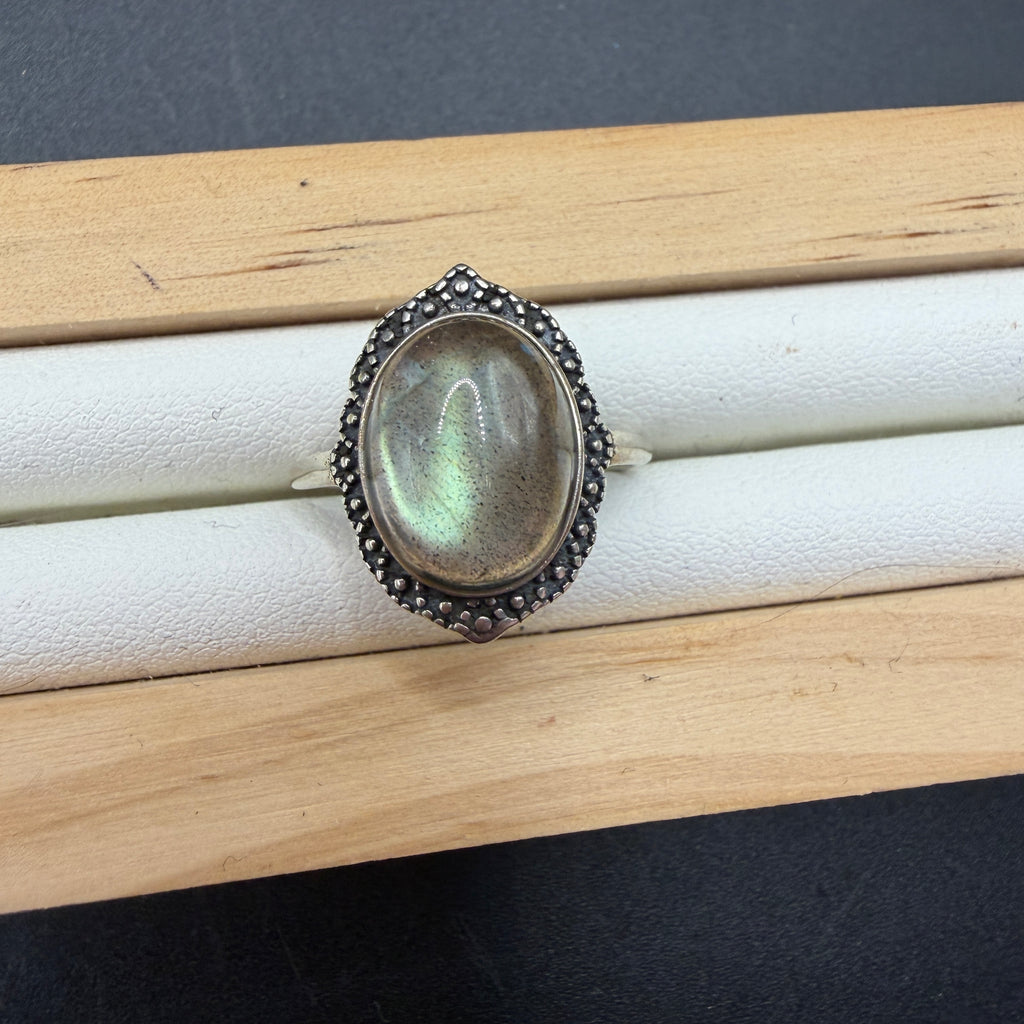 Labradorite S925 Adjustable Ring