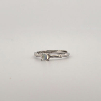 Moonstone S925 Adjustable Ring