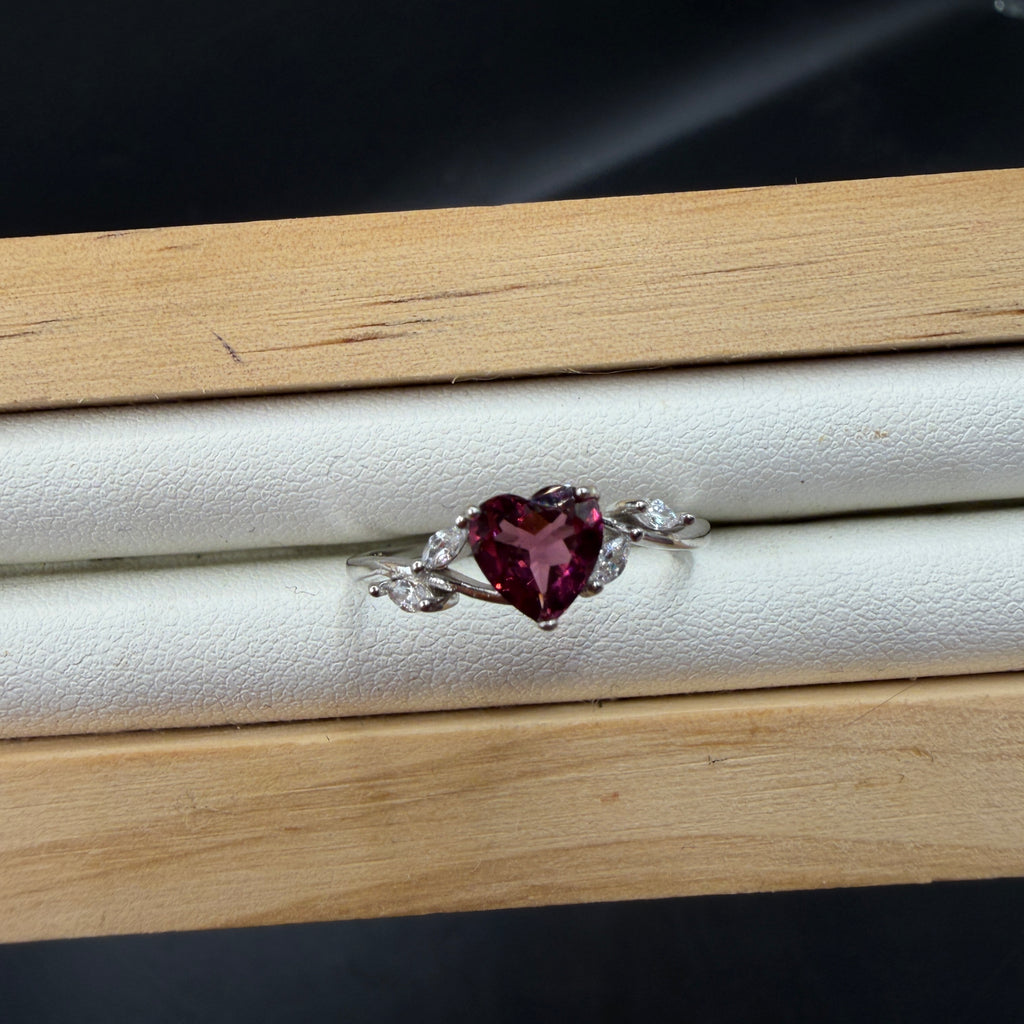 Garnet S925 Certified Ring