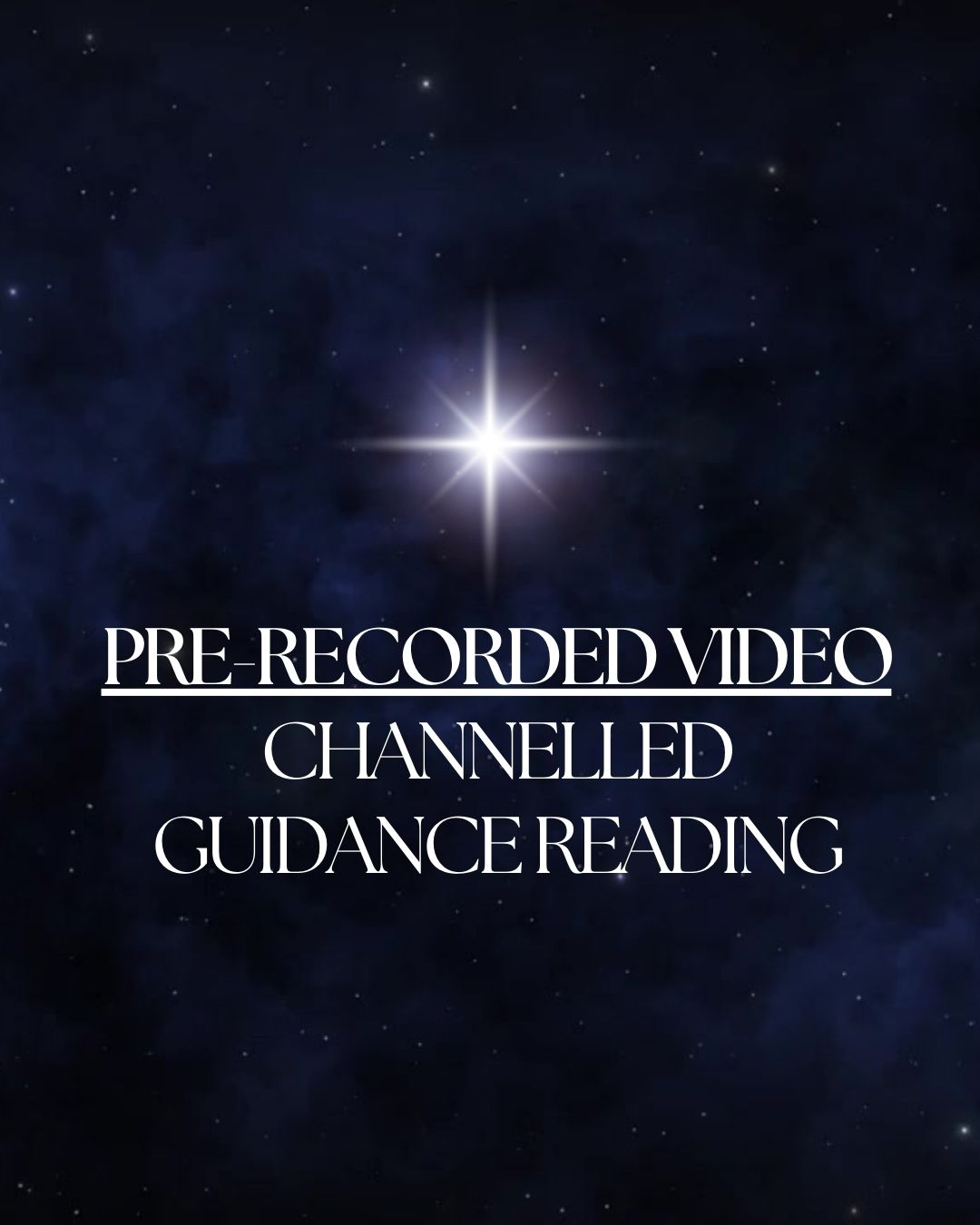 Pre Recorded Video Channelled Guidance  Reading