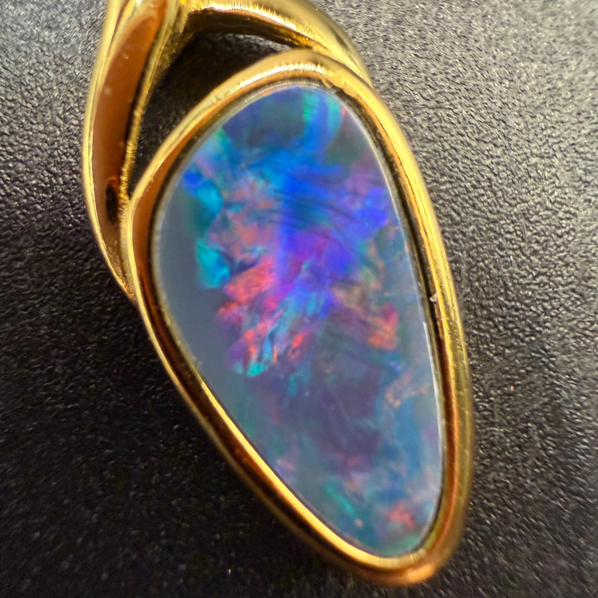 Queensland Boulder Opal S925 Necklace Super Quality
