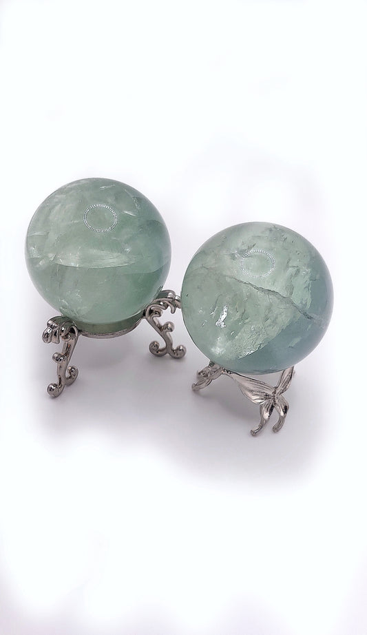 Green Fluorite Sphere