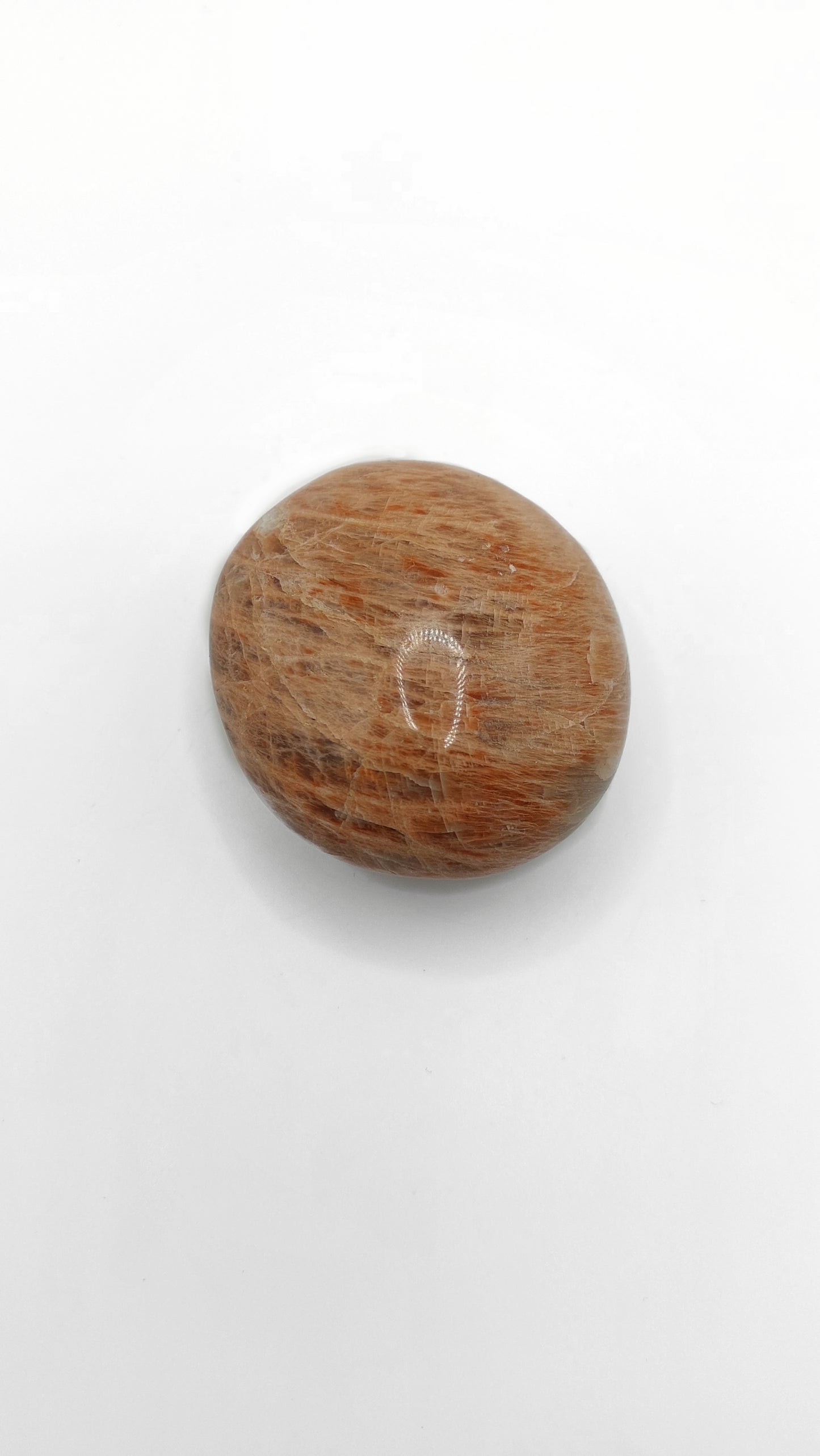 Large Peach Moonstone Palm