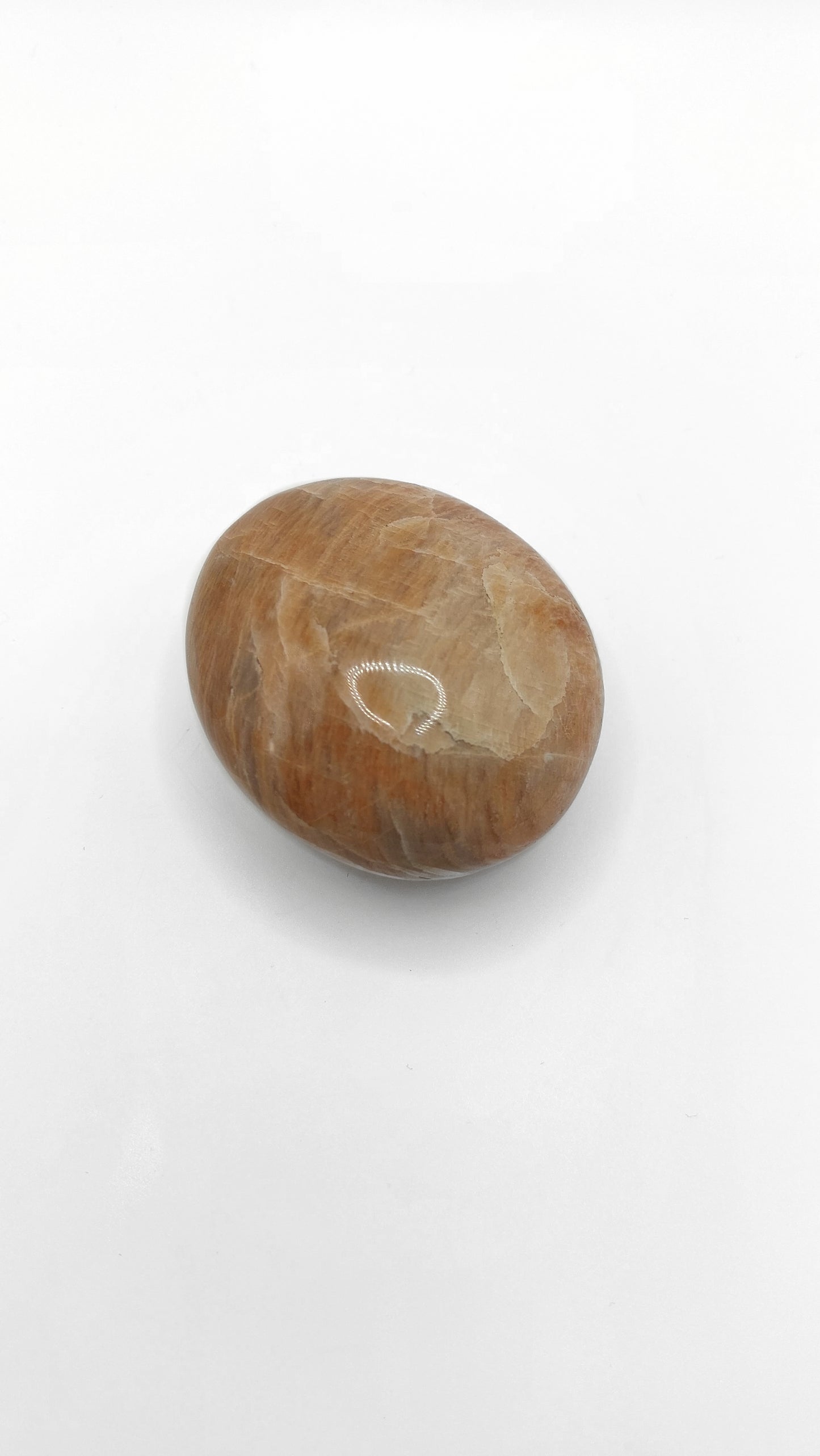 Large Peach Moonstone Palm