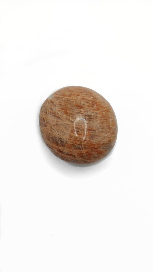 Large Peach Moonstone Palm