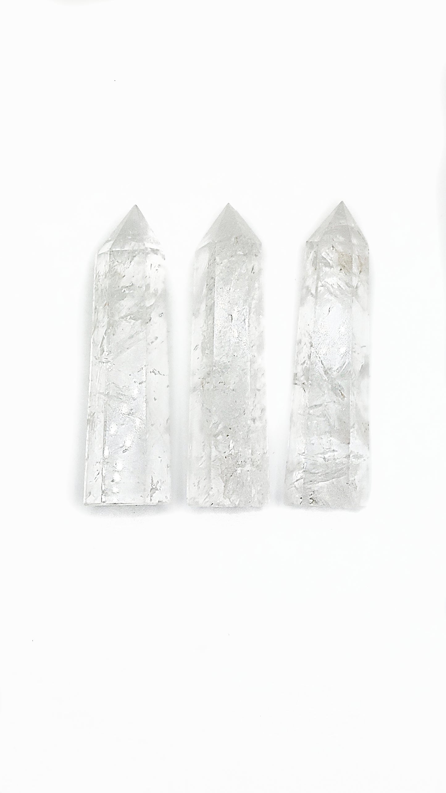 Clear Quartz Towers