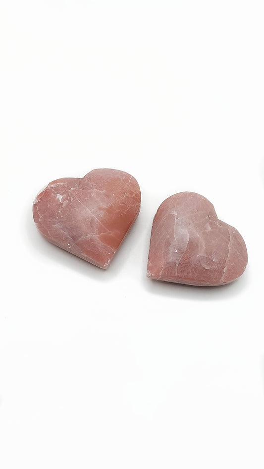 Pink Opal Heart